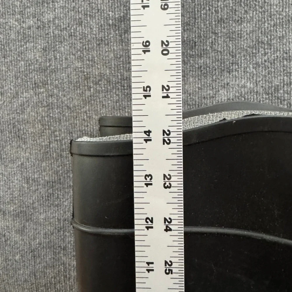 Servus Black Rubber Rain Boots Mens 8 Waterproof Knee High Work Boots USA Made